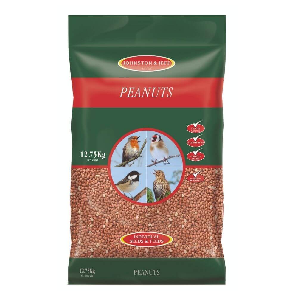 Johnston & Jeff Standard Peanuts for Birds 12.75kg