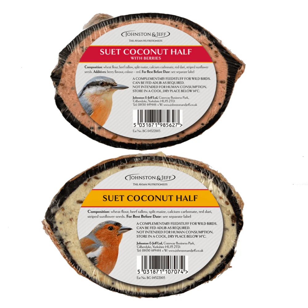Johnston & Jeff Suet Coconut Halves