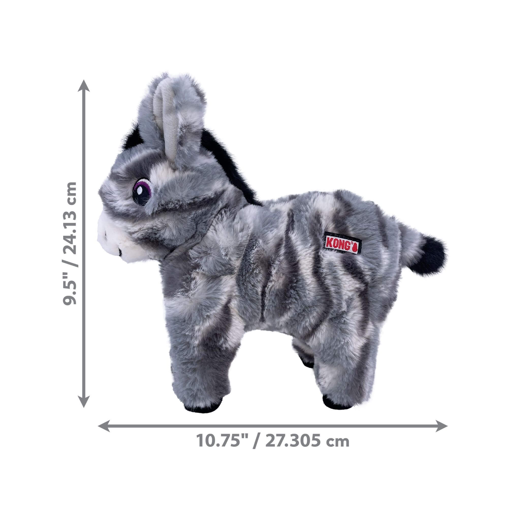 KONG Low Stuff Stripes Donkey - Image 2