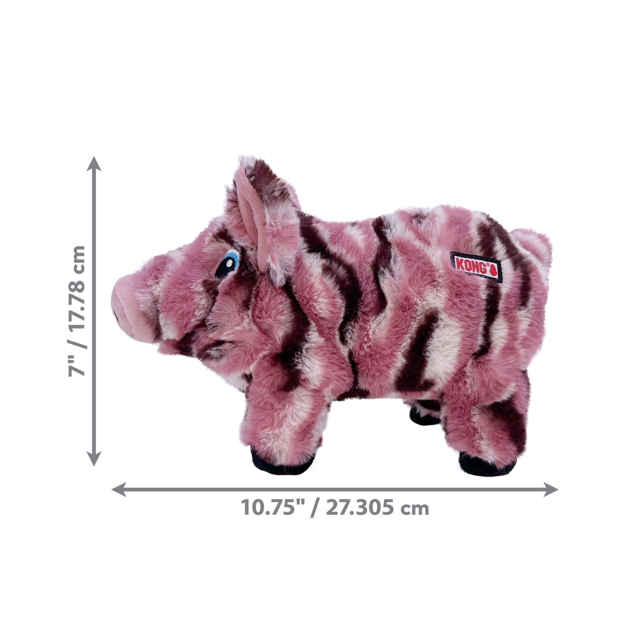 KONG Low Stuff Stripes Pig - Image 2
