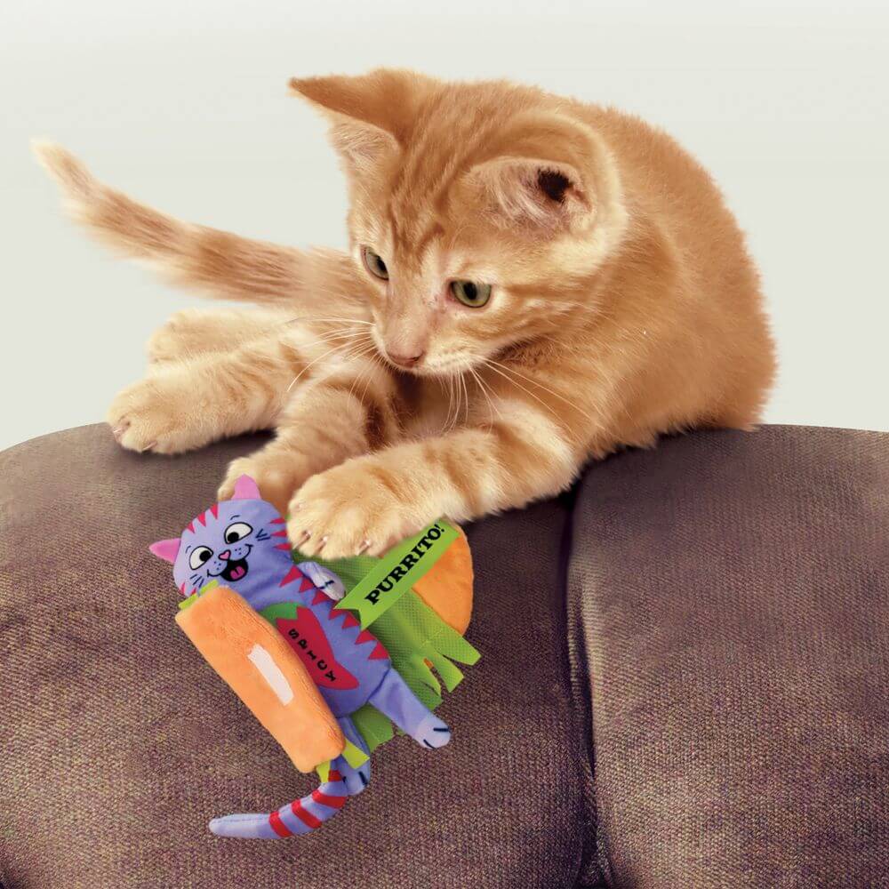 KONG Pull-A-Partz Purrito - Image 2