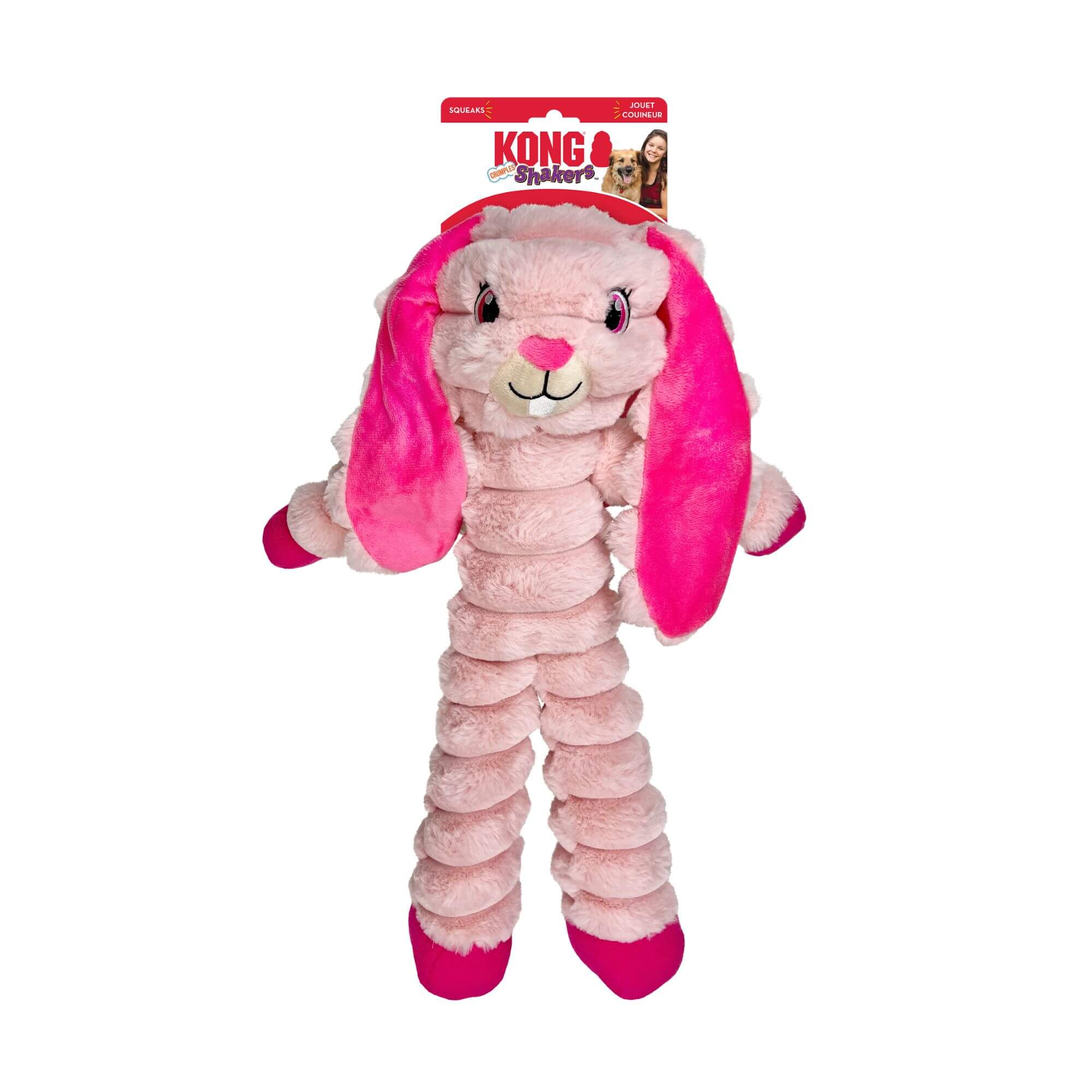 KONG Shakers Crumples Bunny