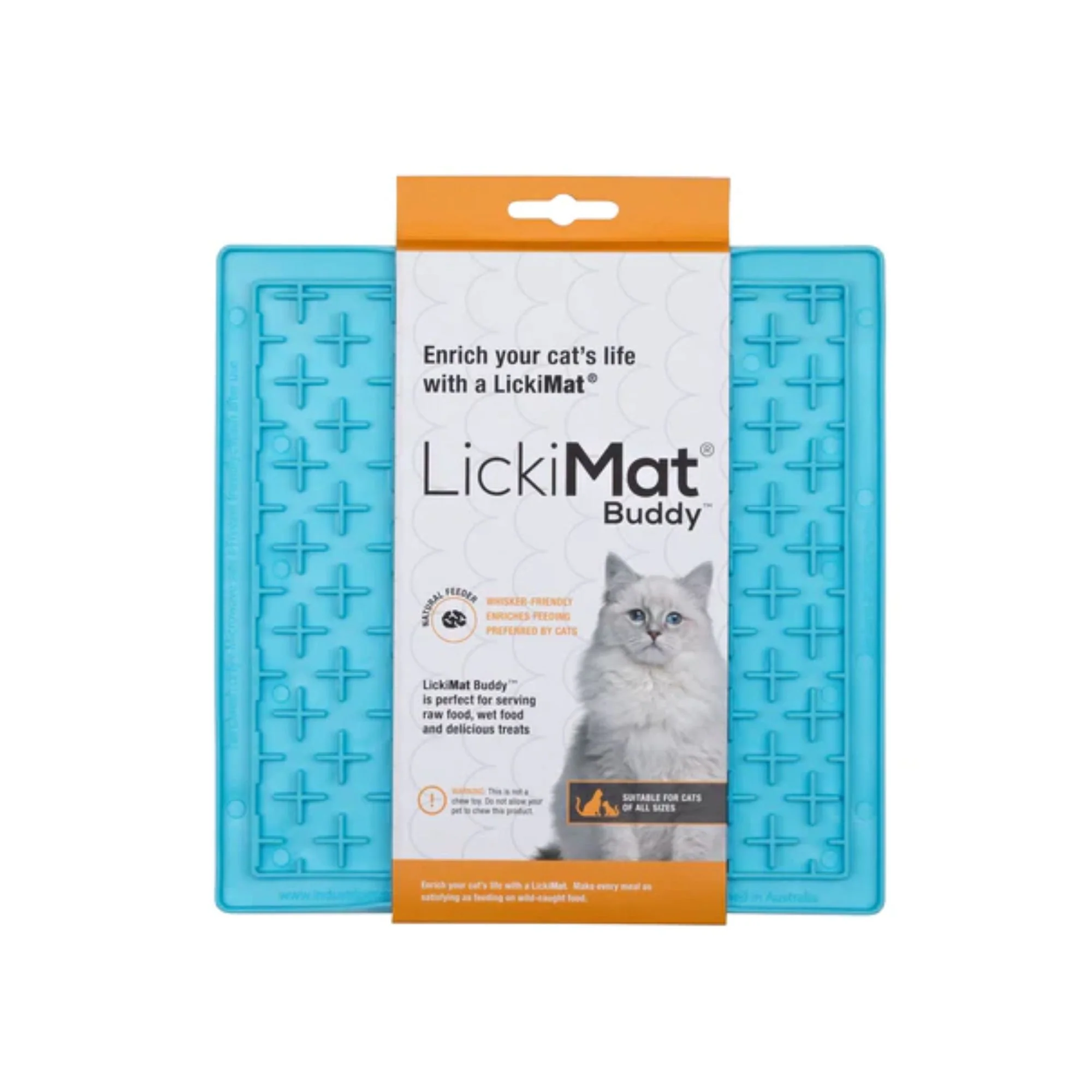 LickiMat Classic Buddy Cat Slow Feeder Boredom Buster - Image 4