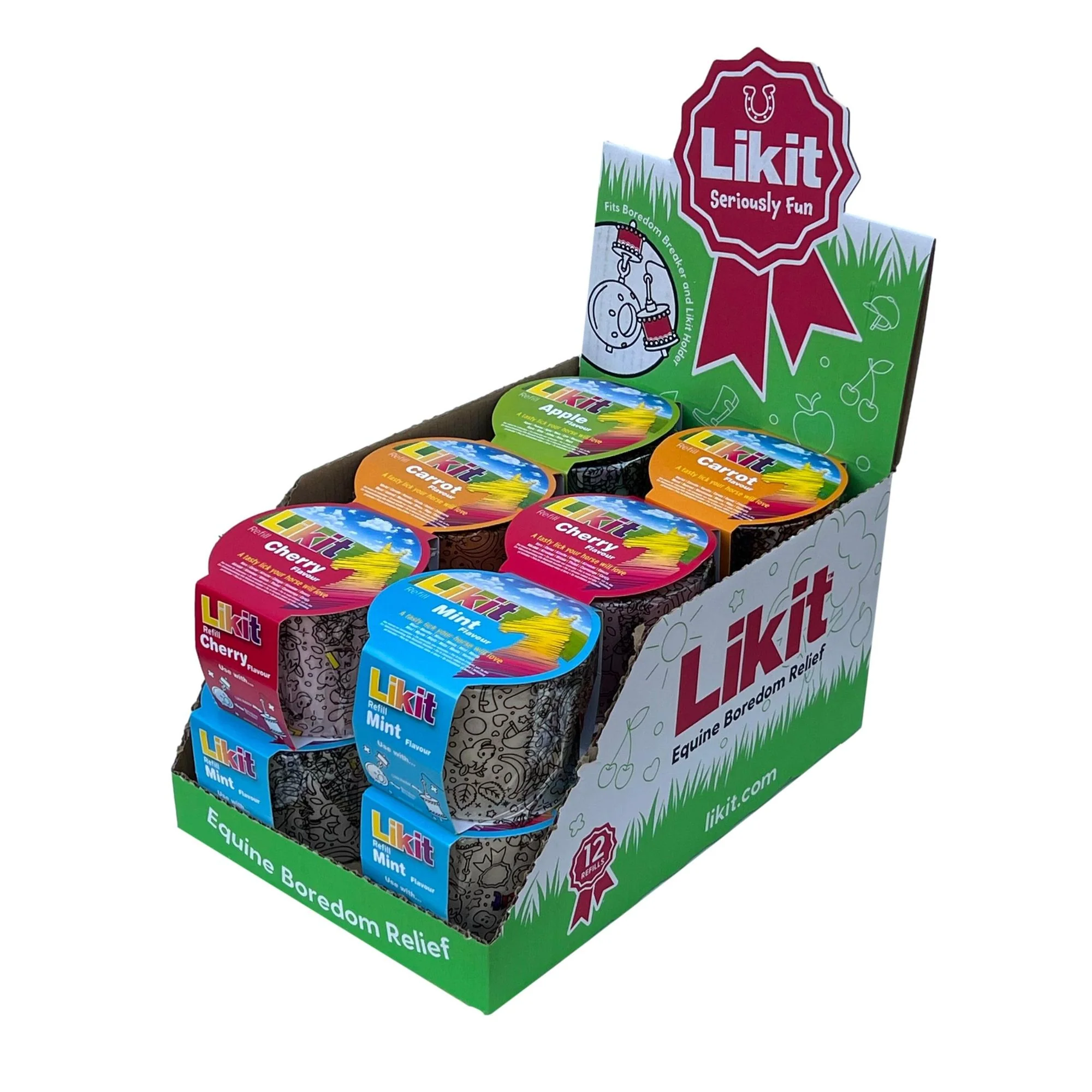 Likit Refill Assorted Flavours Horse & Pony Lick 12 x 650g