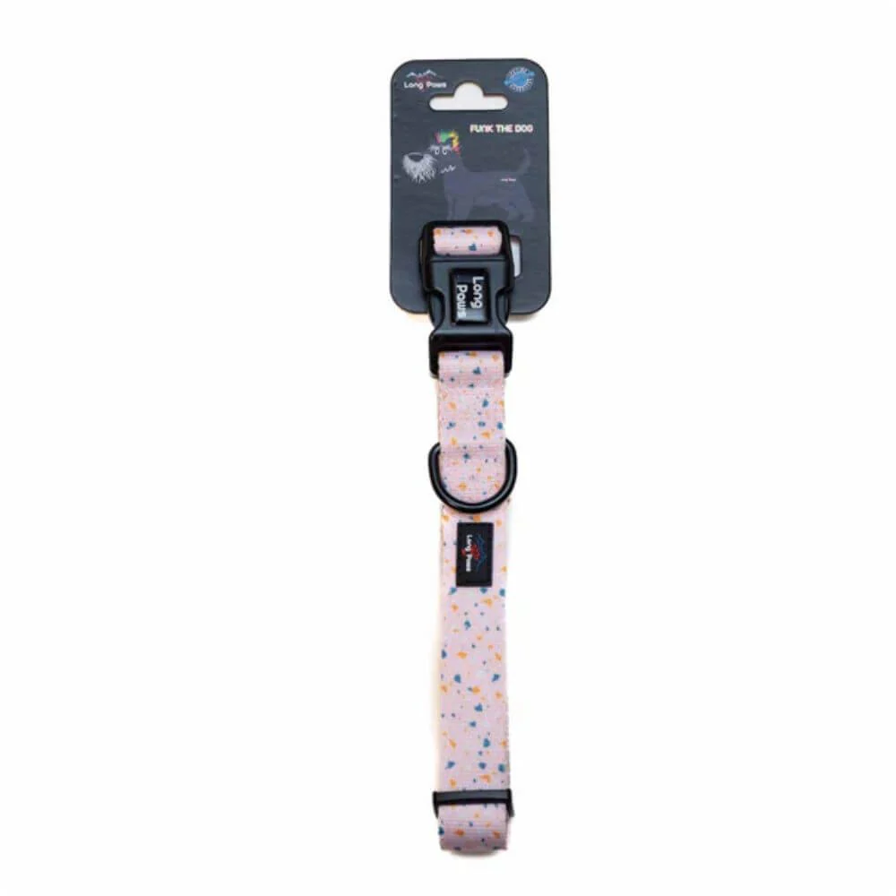 Long Paws Funk The Dog Collar in Terrazo Pink - Image 3