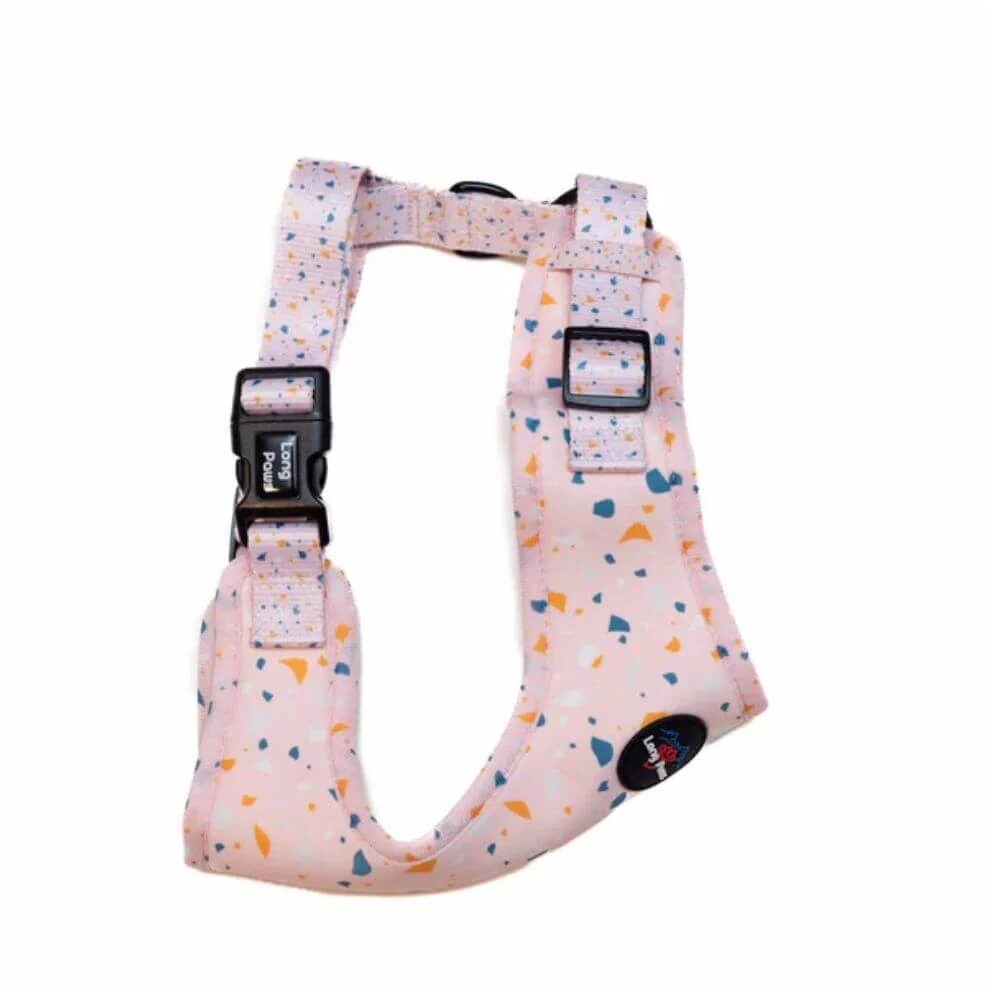 Long Paws Funk The Dog Harness in Terrazo Pink - Image 2