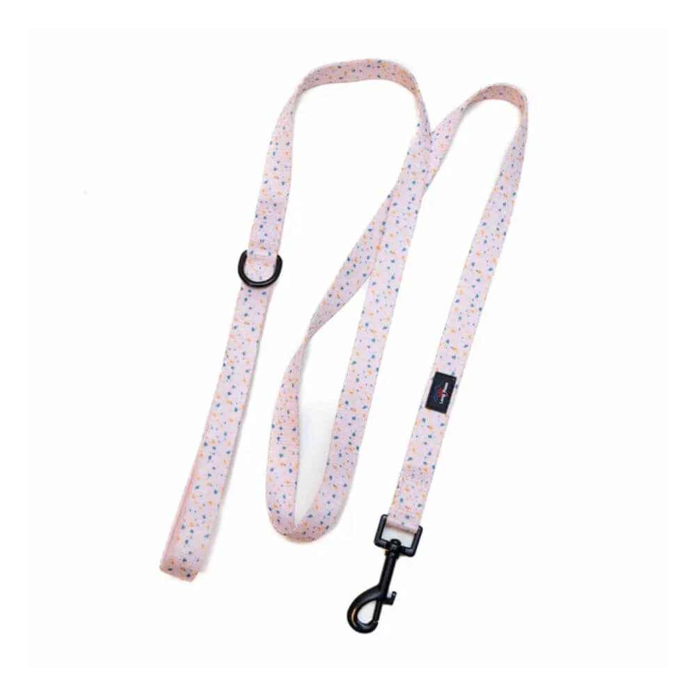 Long Paws Funk The Dog Lead in Terrazo Pink - Image 2