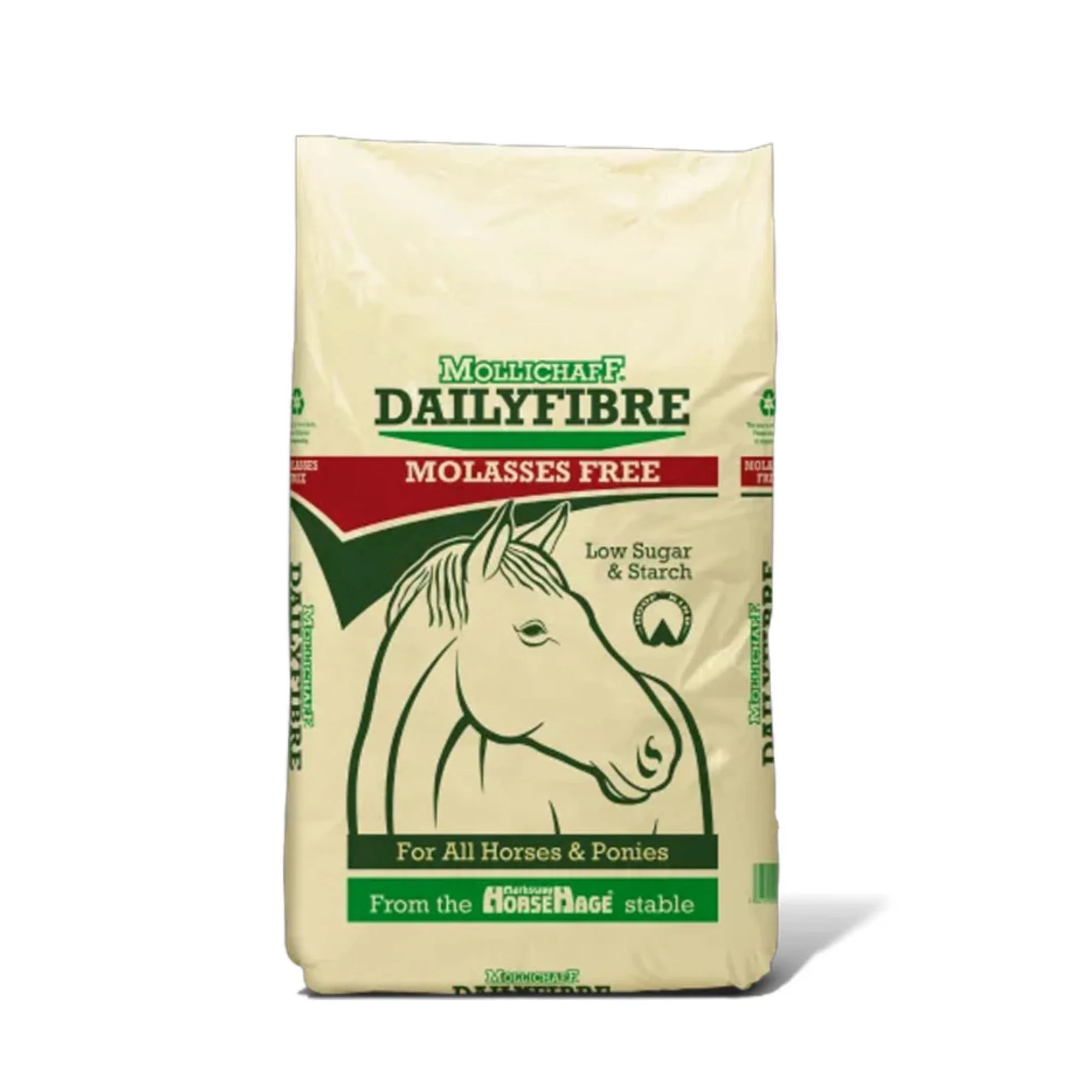 Mollichaff Daily Fibre Molasses Free 12.5kg