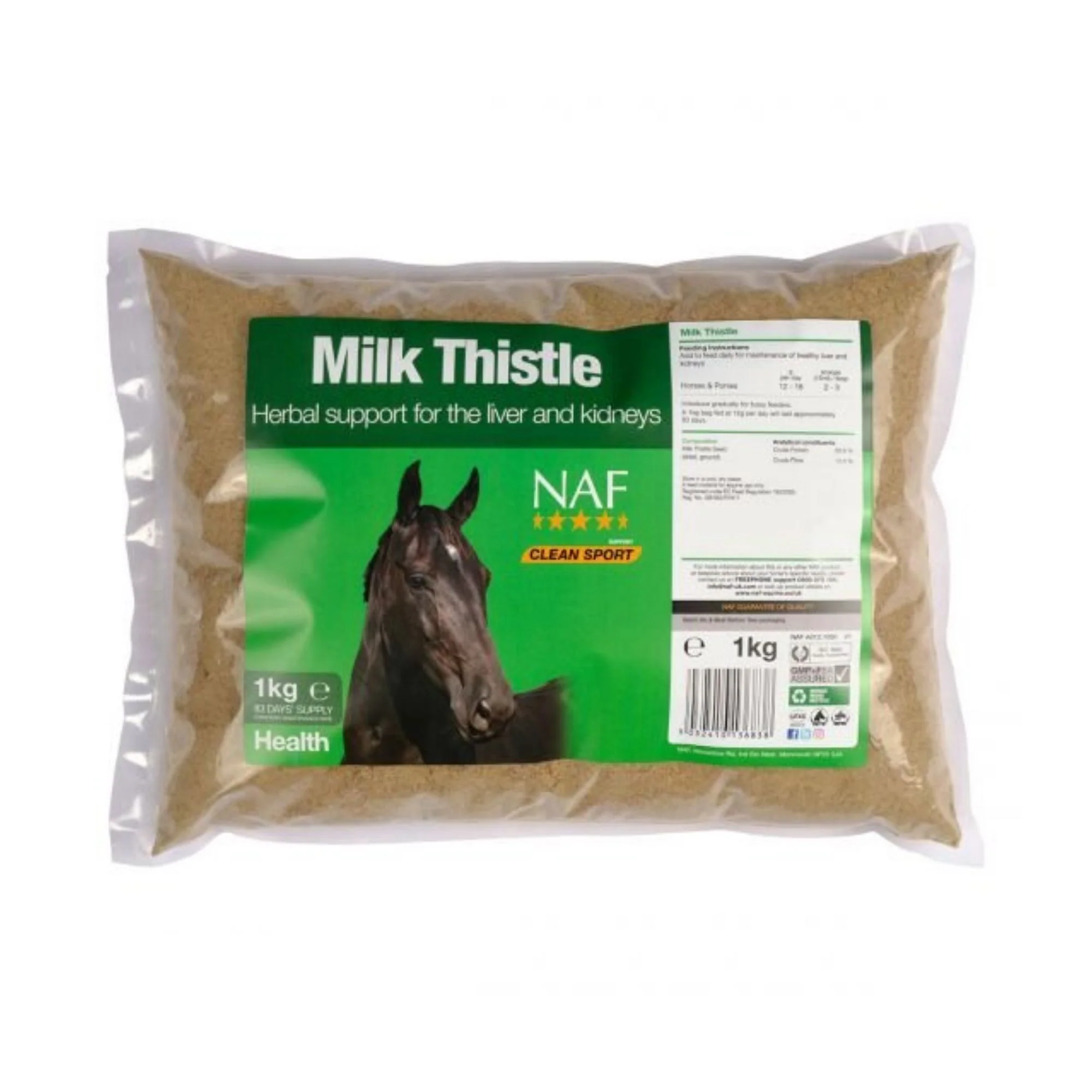 NAF Milk Thistle Powder for Horses 1kg