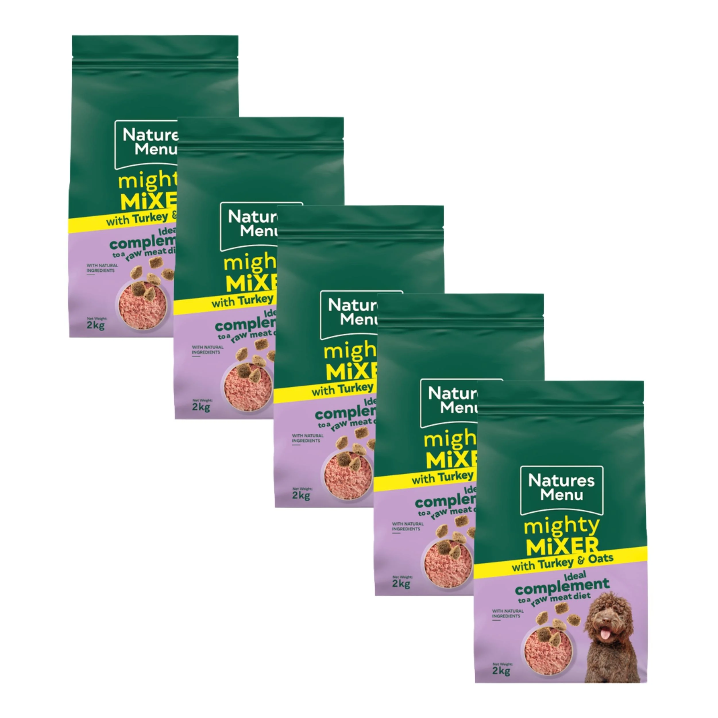 Natures Menu Mighty Mixer Turkey & Oats Dog Food 10kg