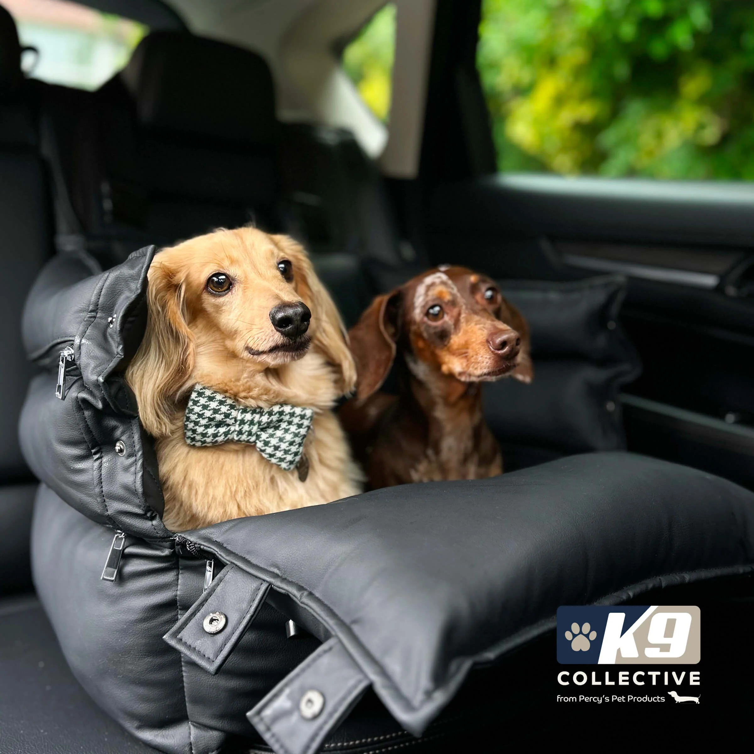 Deluxe Padded Dog Car Booster Seat - Image 7