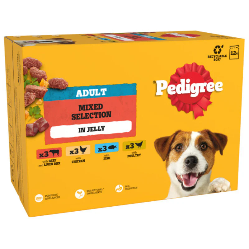 Pedigree Adult Mixed Selection in Jelly Dog Food 100g x 48 Pouches - Image 5
