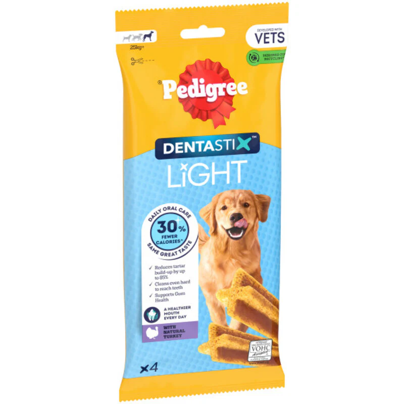 Pedigree Dentastix Light Daily Dental Chews Large Dog 4 Sticks x 10 - Image 4