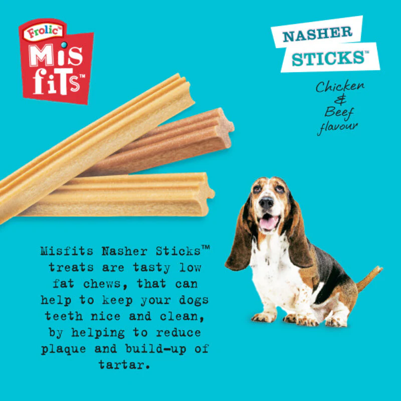 Pedigree Misfits Nasher Sticks Dog Treats Medium 175g x 10 Packs - Image 2