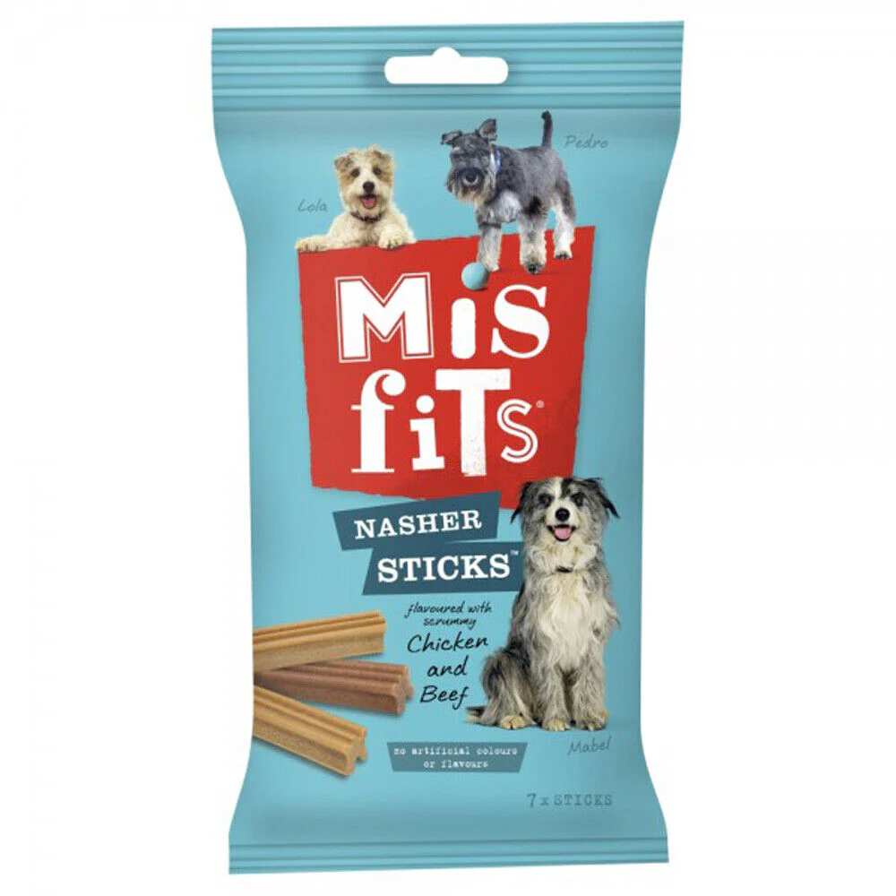 Pedigree Misfits Nasher Sticks Dog Treats Medium 175g x 10 Packs - Image 5