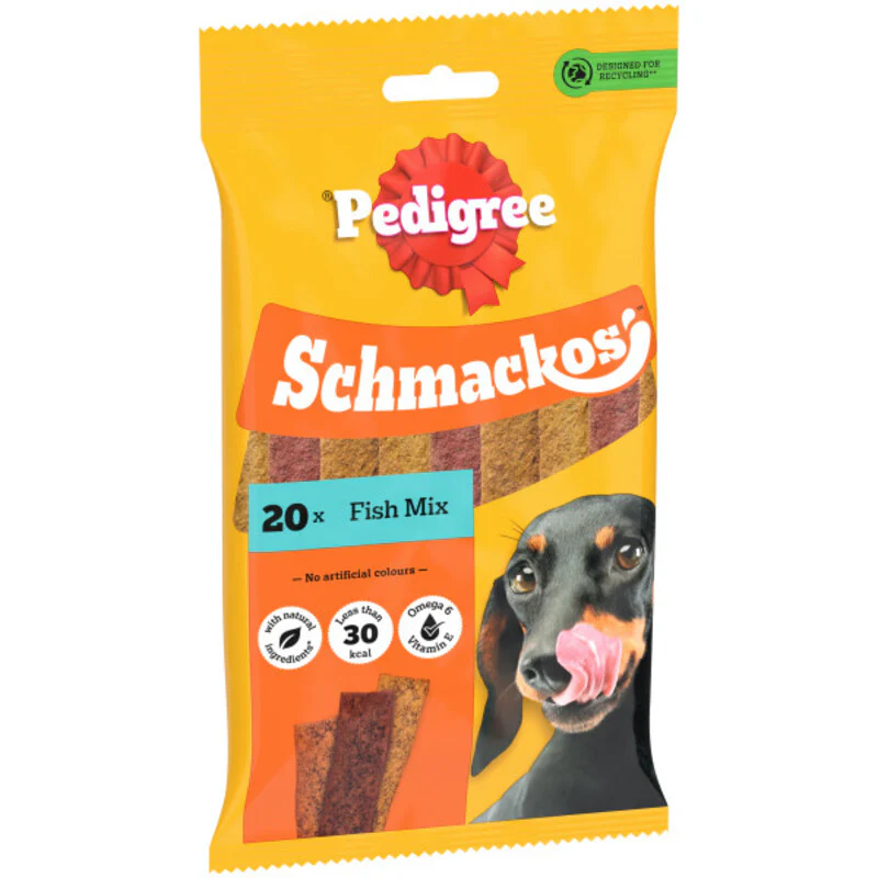 Pedigree Schmackos Fish Mix Dog Treats 20 Sticks x 9 Packs - Image 5