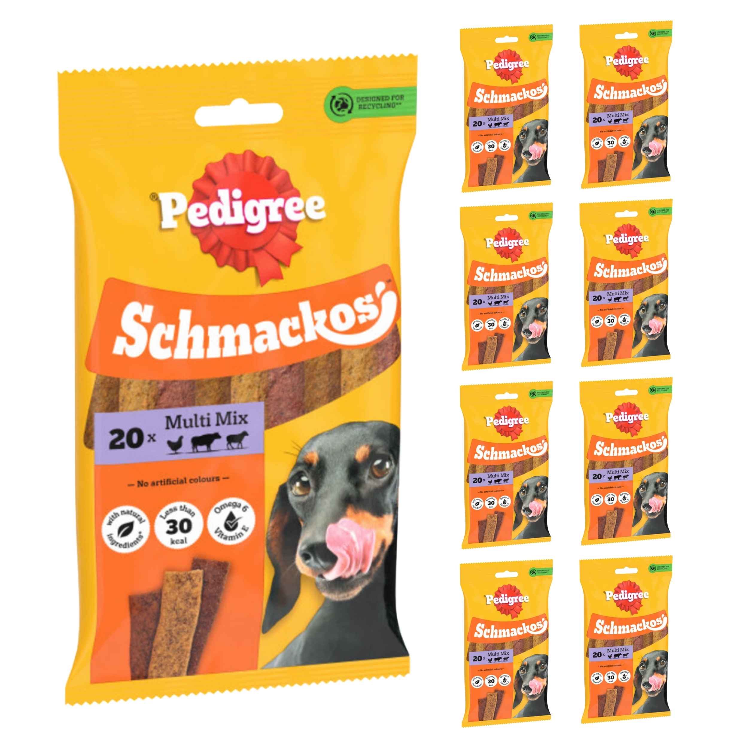 Pedigree Schmackos Meat Dog Treats 20 x 9 Packs