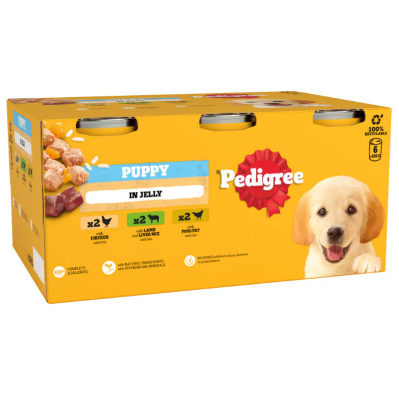 Pedigree Mixed Selection Puppy Food in Jelly 400g x 24 - Image 5