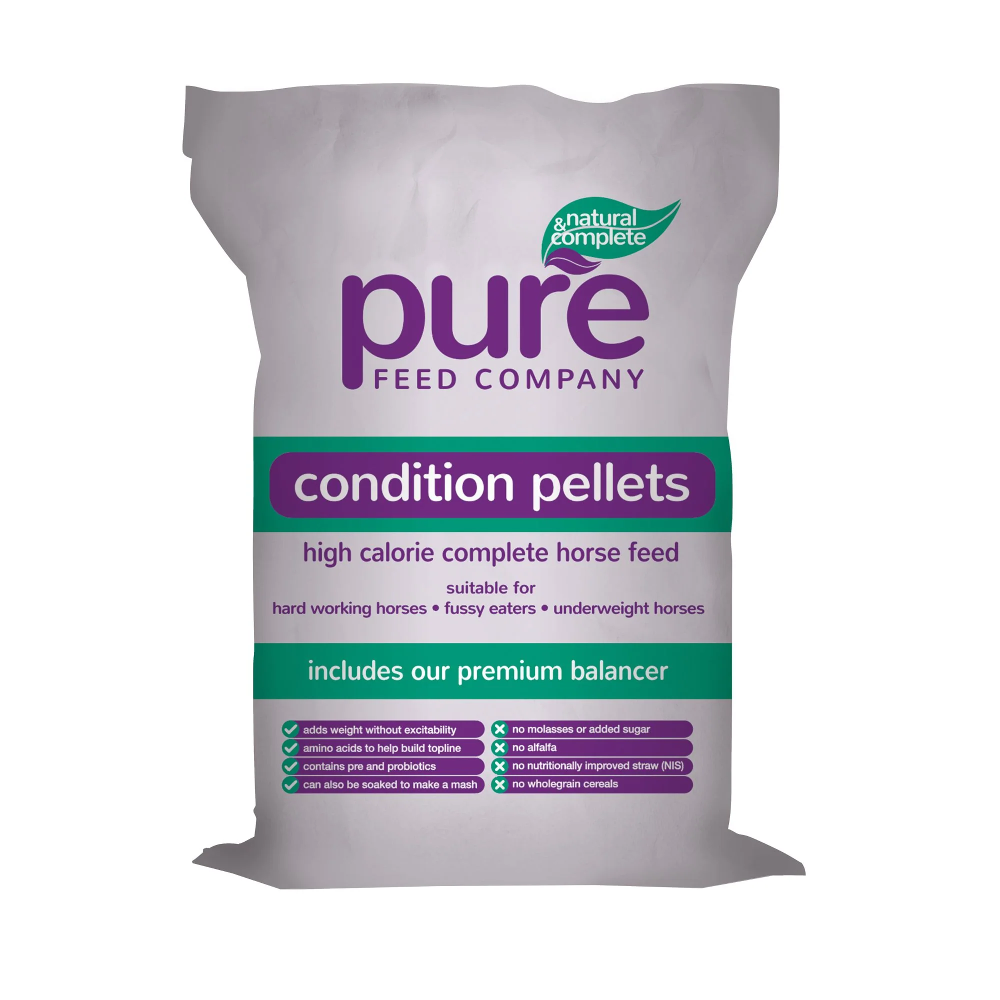 Pure Feed Pure Condition Pellets Horse Feed 15kg