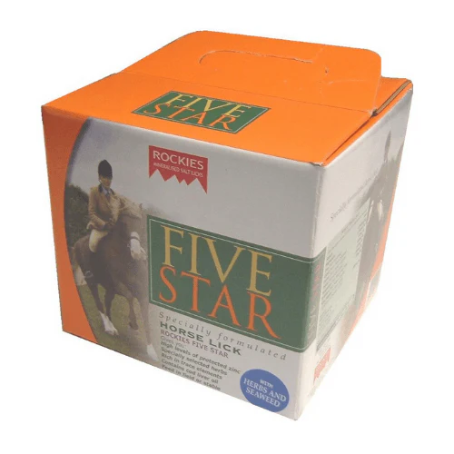 Rockies 5 Star Horse Lick 5kg