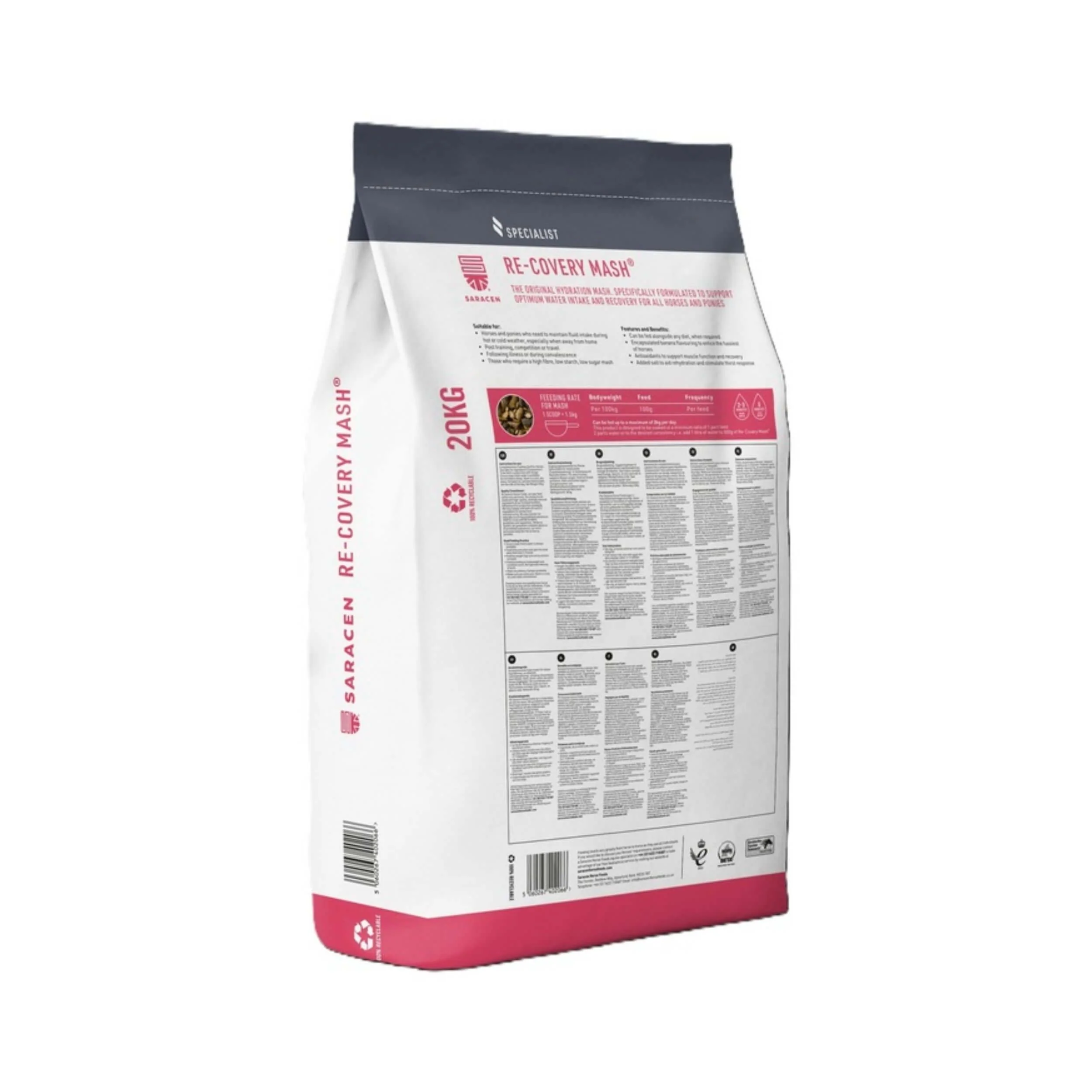 Saracen Re-Covery Mash Horse Food 20kg - Image 3