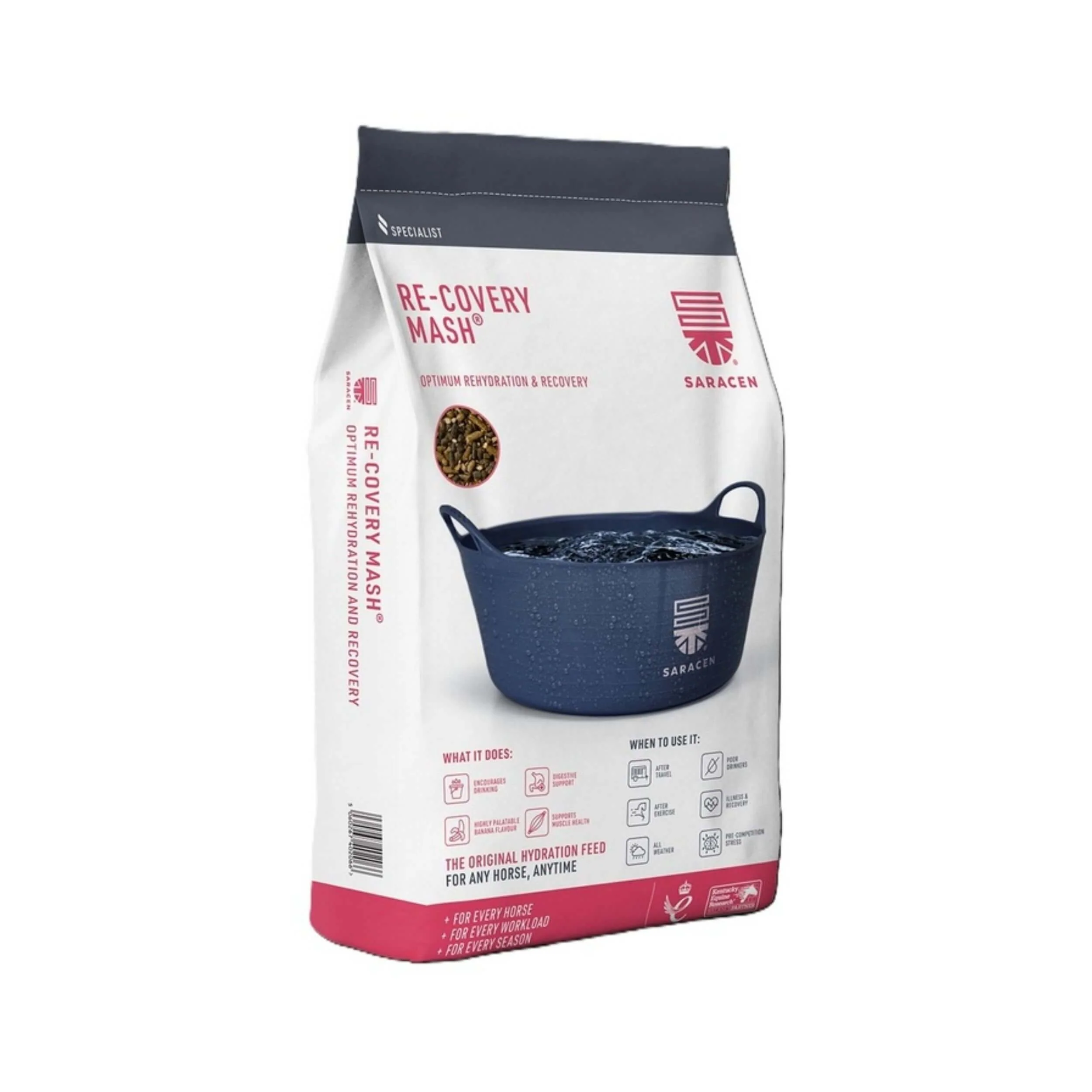 Saracen Re-Covery Mash Horse Food Travel Pouch 1.5kg