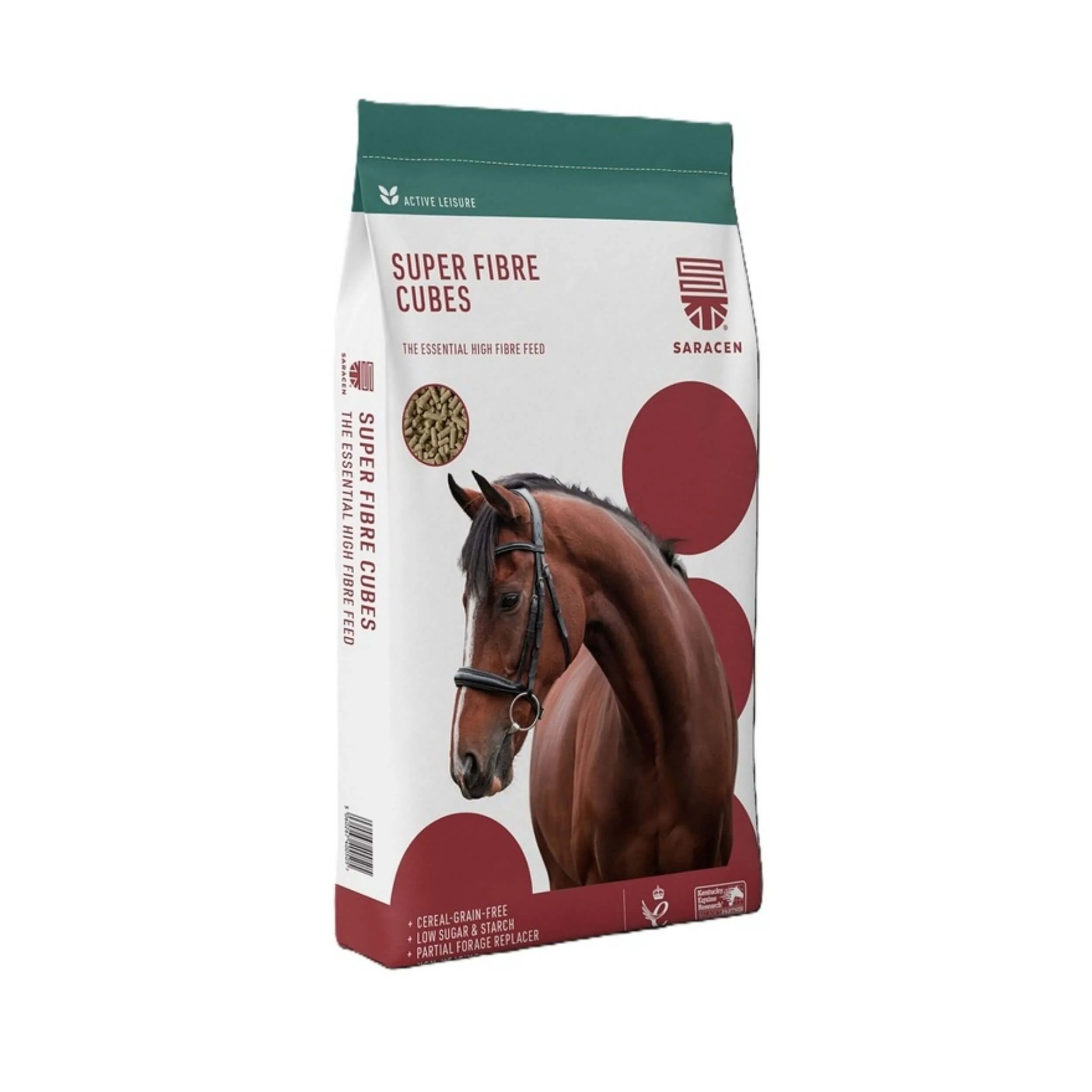 Saracen Super Fibre Cubes Horse Feed 20kg