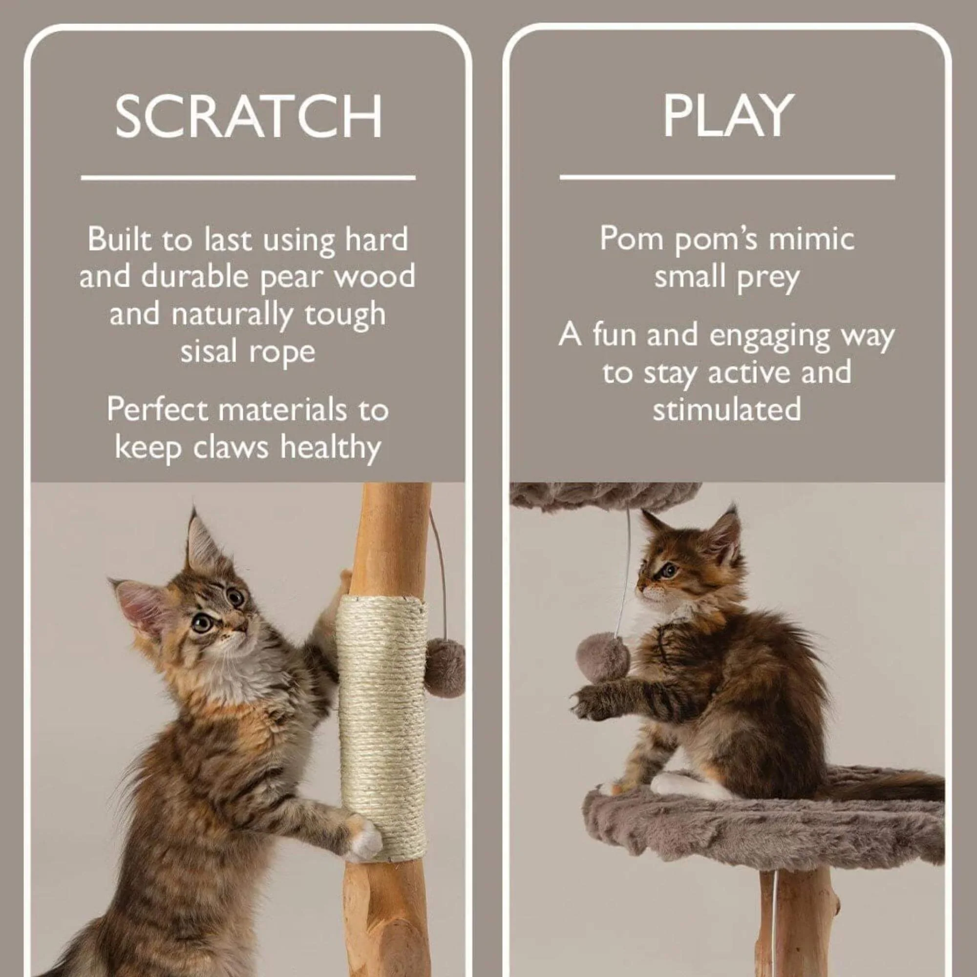Scruffs Alpine Rockies Cat Scratching Post - Image 3