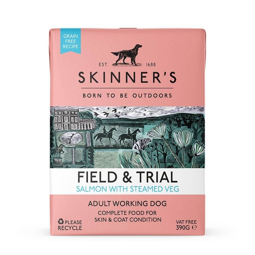 Skinners Field & Trial Adult Salmon with Steamed Veg GF 18 x 390g