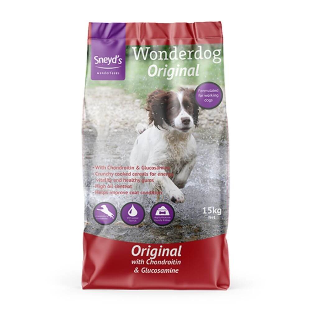 Sneyds Wonderdog Original with Joint Care Working Dog Food 15kg