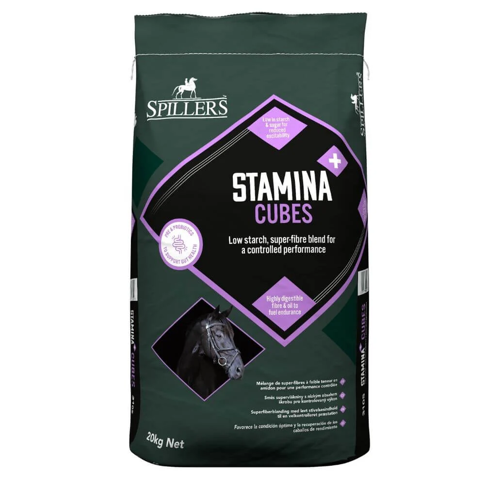 Spillers Stamina+ Cubes Low Starch Horse Feed 20kg