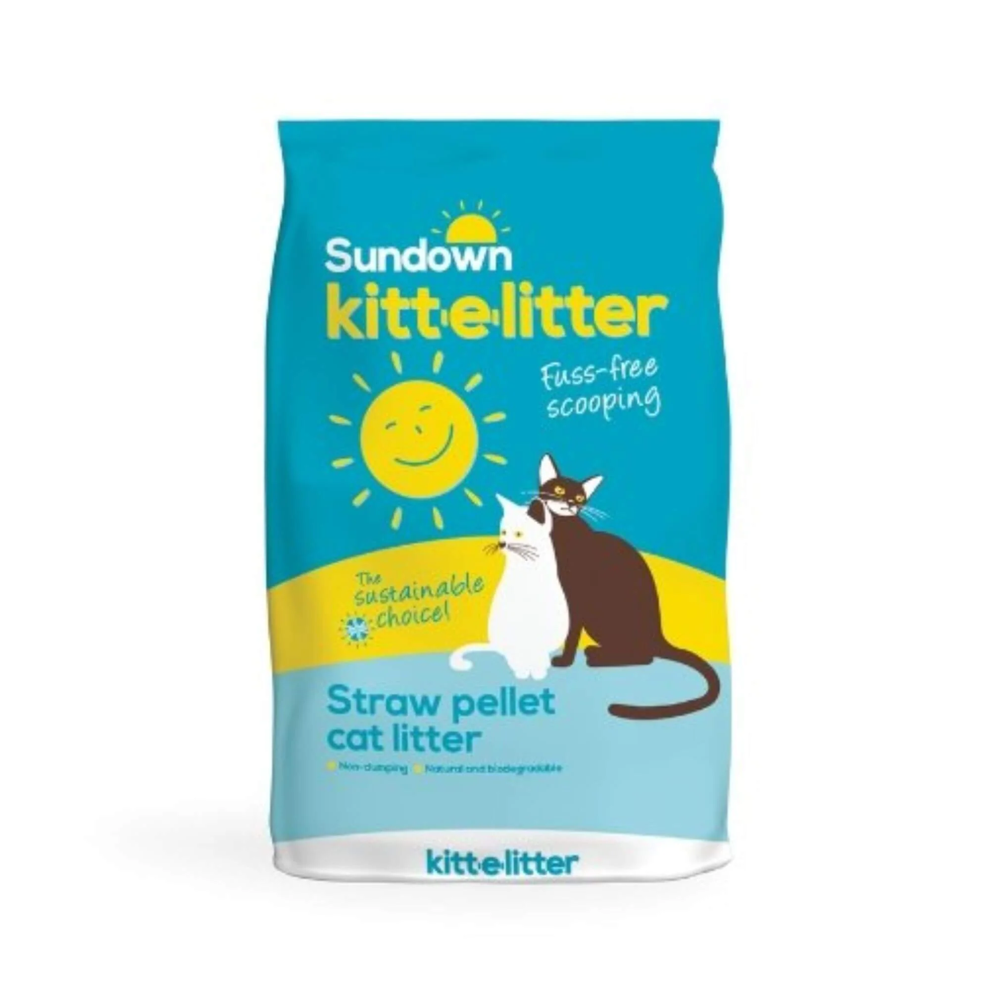 Sundown Kitt-e-Litter Straw Pellet Cat Litter