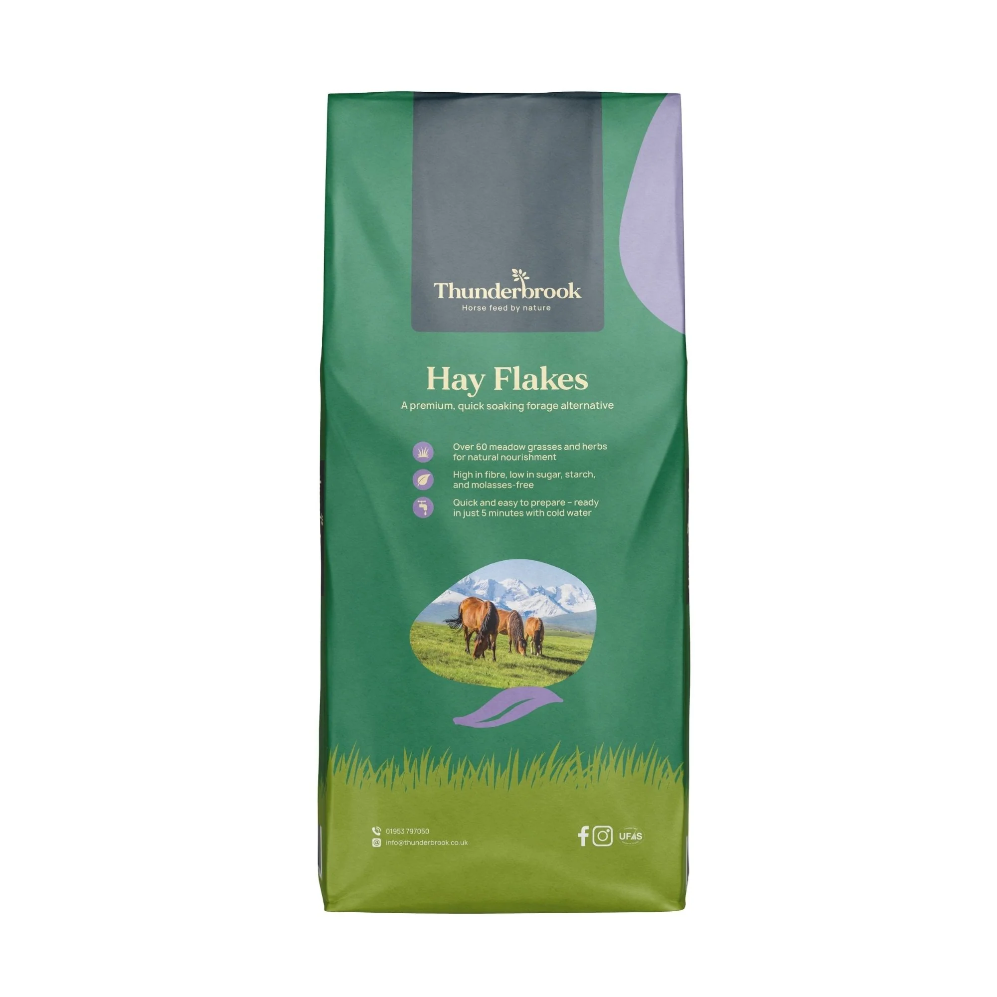 Thunderbrook Equestrian Hay Flakes 20kg