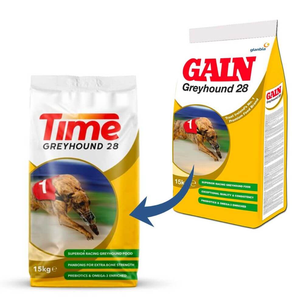 Time Greyhound 28 High Protein Dry Dog Food 15kg