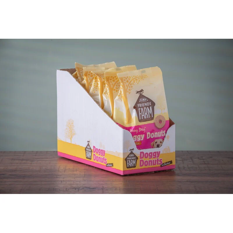 Tiny Friends Farm Danny Dog Doggy Donuts Chicken 200g x 6 - Image 3