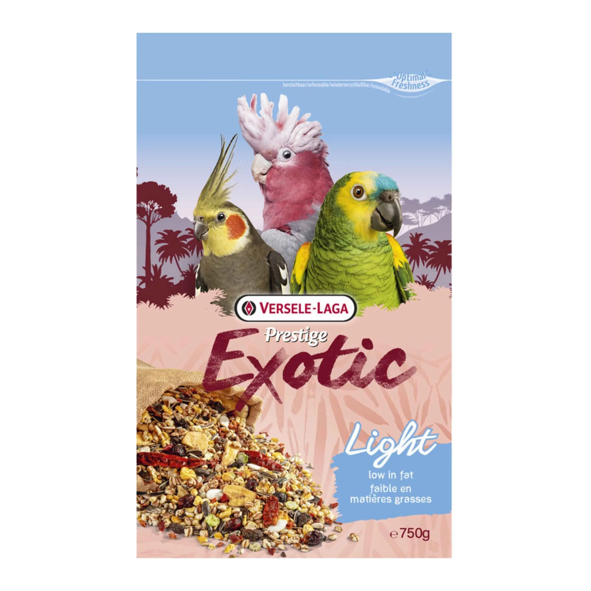 Versele-Laga Exotic Light Mix for Large Parakeets & Parrots 6 x 750g - Image 2
