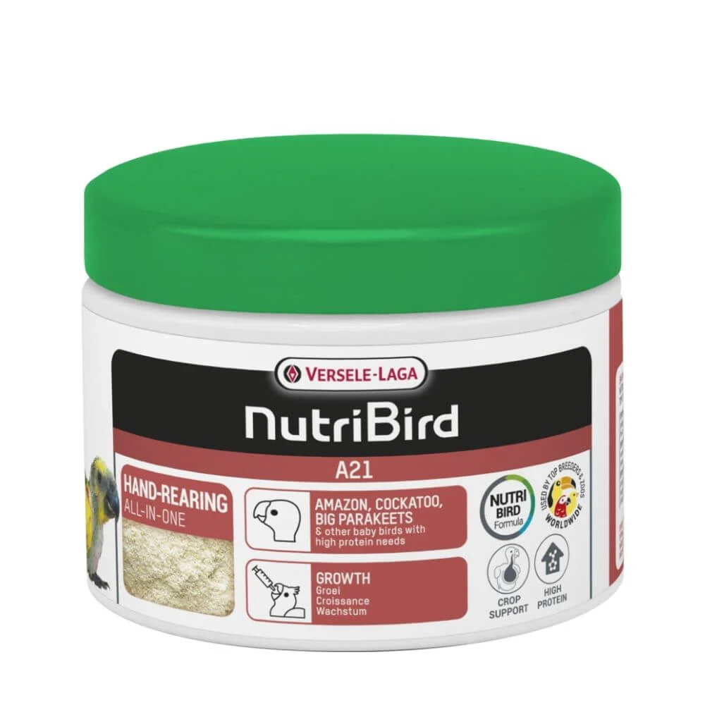 Versele-Laga Nutribird A21 Hand Rearing Food for Amazons, Cockatoos, Large Parakeets - Image 2
