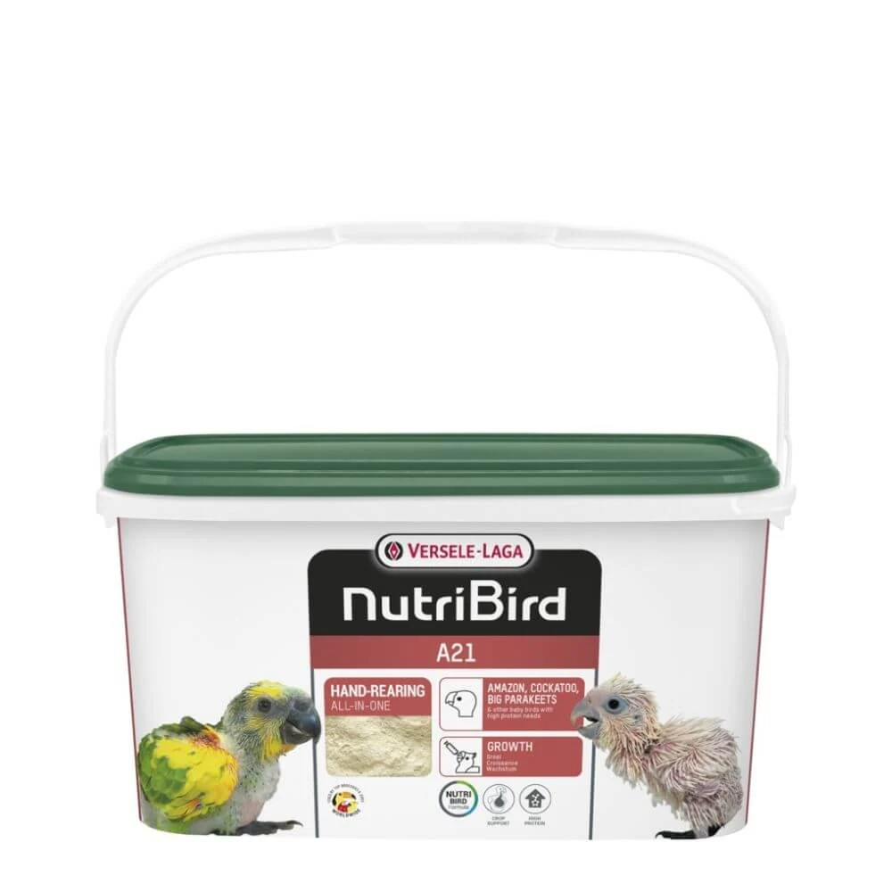 Versele-Laga Nutribird A21 Hand Rearing Food for Amazons, Cockatoos, Large Parakeets - Image 3