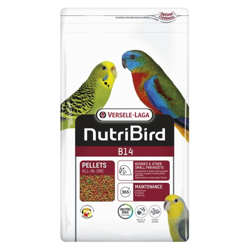 Versele-Laga Nutribird B14 Maintenance Food for Budgies and Other Small Parakeets