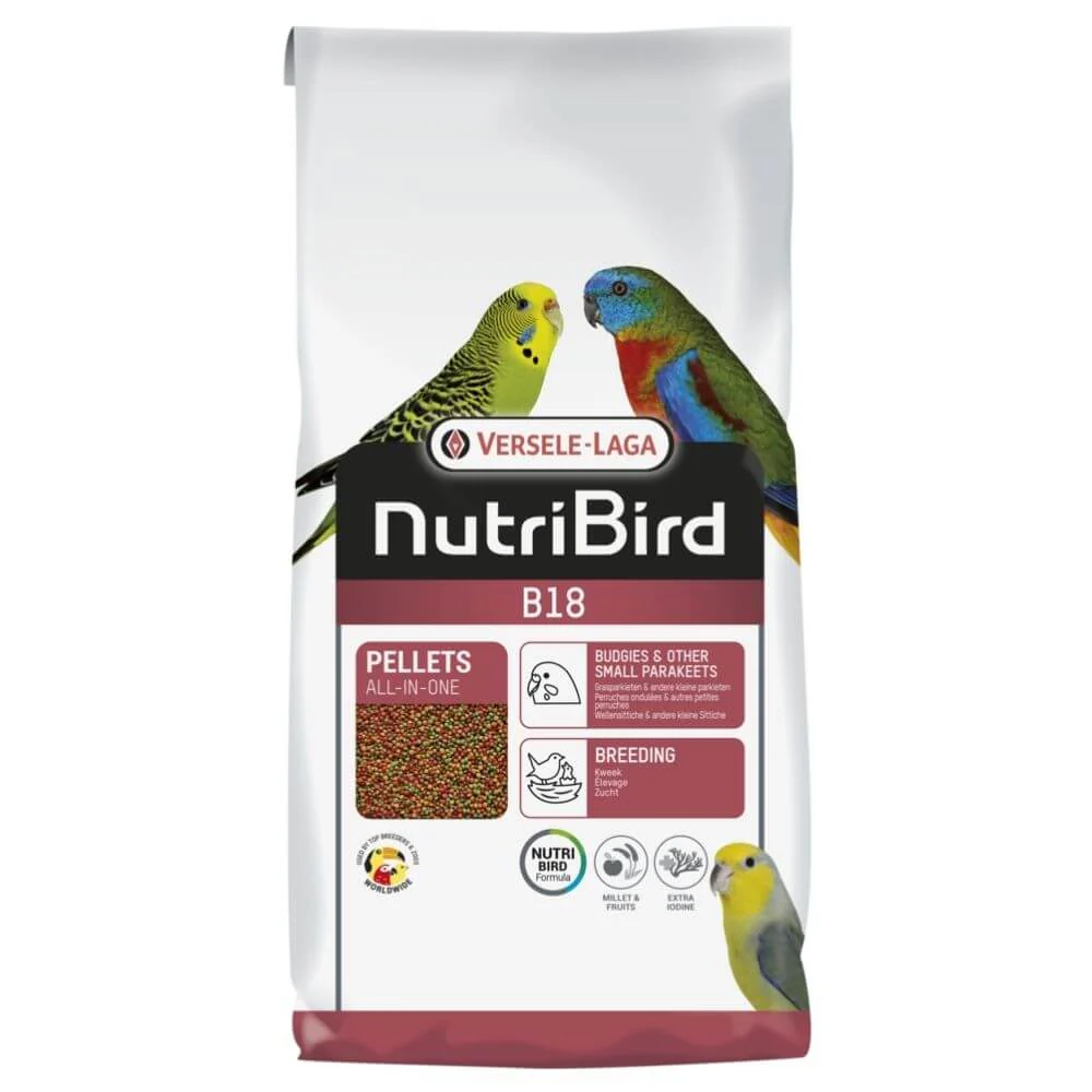 Versele-Laga Nutribird B18 Breeding Food for Budgies and Other Small Parakeets 3kg