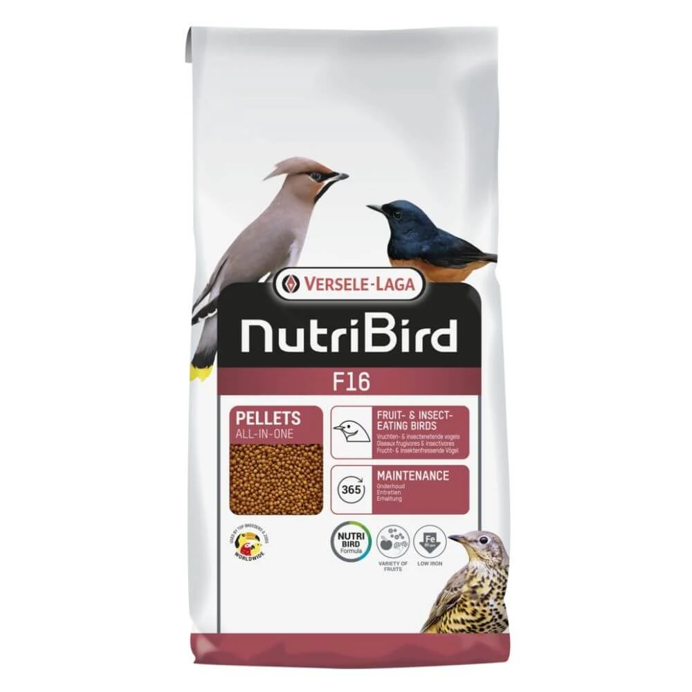 Versele-Laga Nutribird F16 Maintenance Food for Fruit and Insect Eating Birds