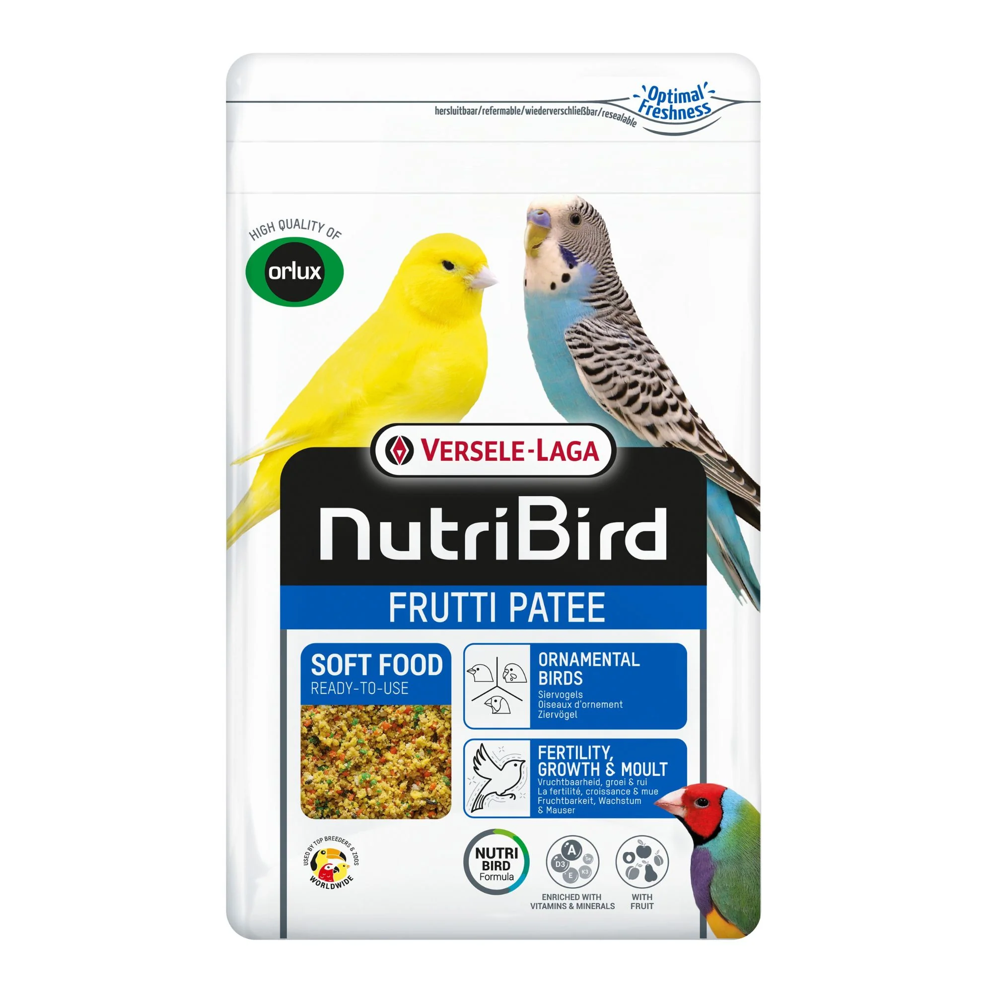 Versele-Laga NutriBird Frutti Patee Soft Food for Ornamental Birds - Image 2