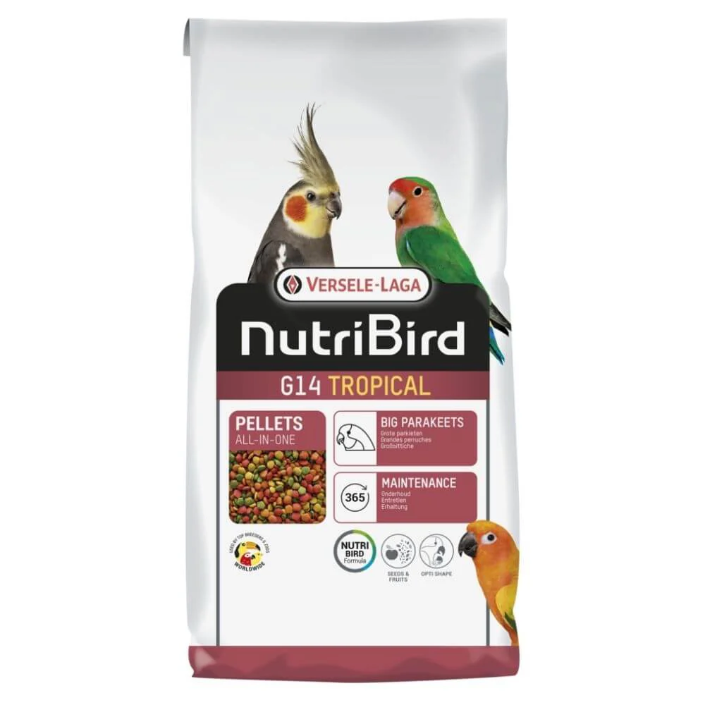 Versele-Laga Nutribird G14 Tropical Maintenance Food for Big Parakeets