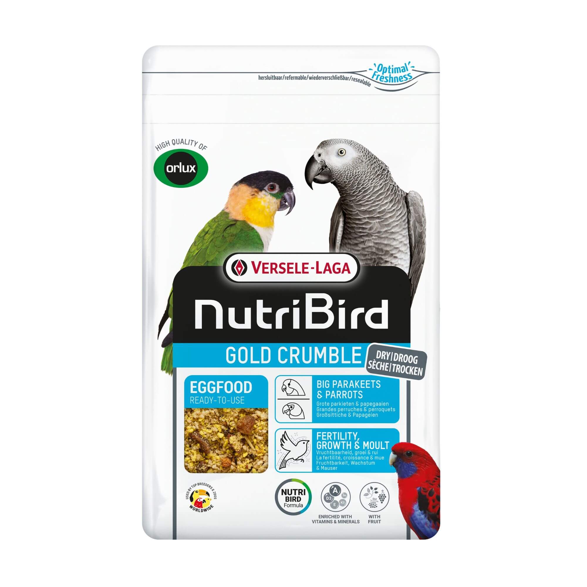 Versele-Laga NutriBird Gold Crumble Big Parakeets & Parrots