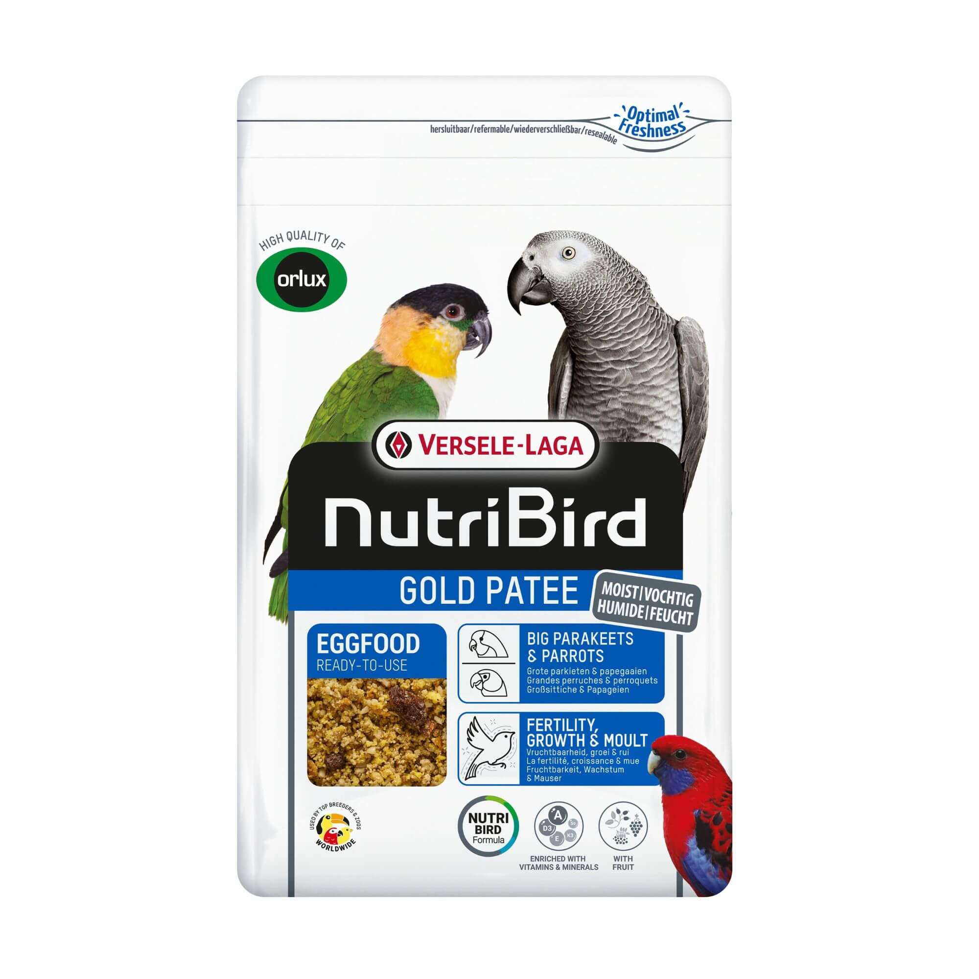 Versele-Laga NutriBird Gold Patee Big Parakeets & Parrots