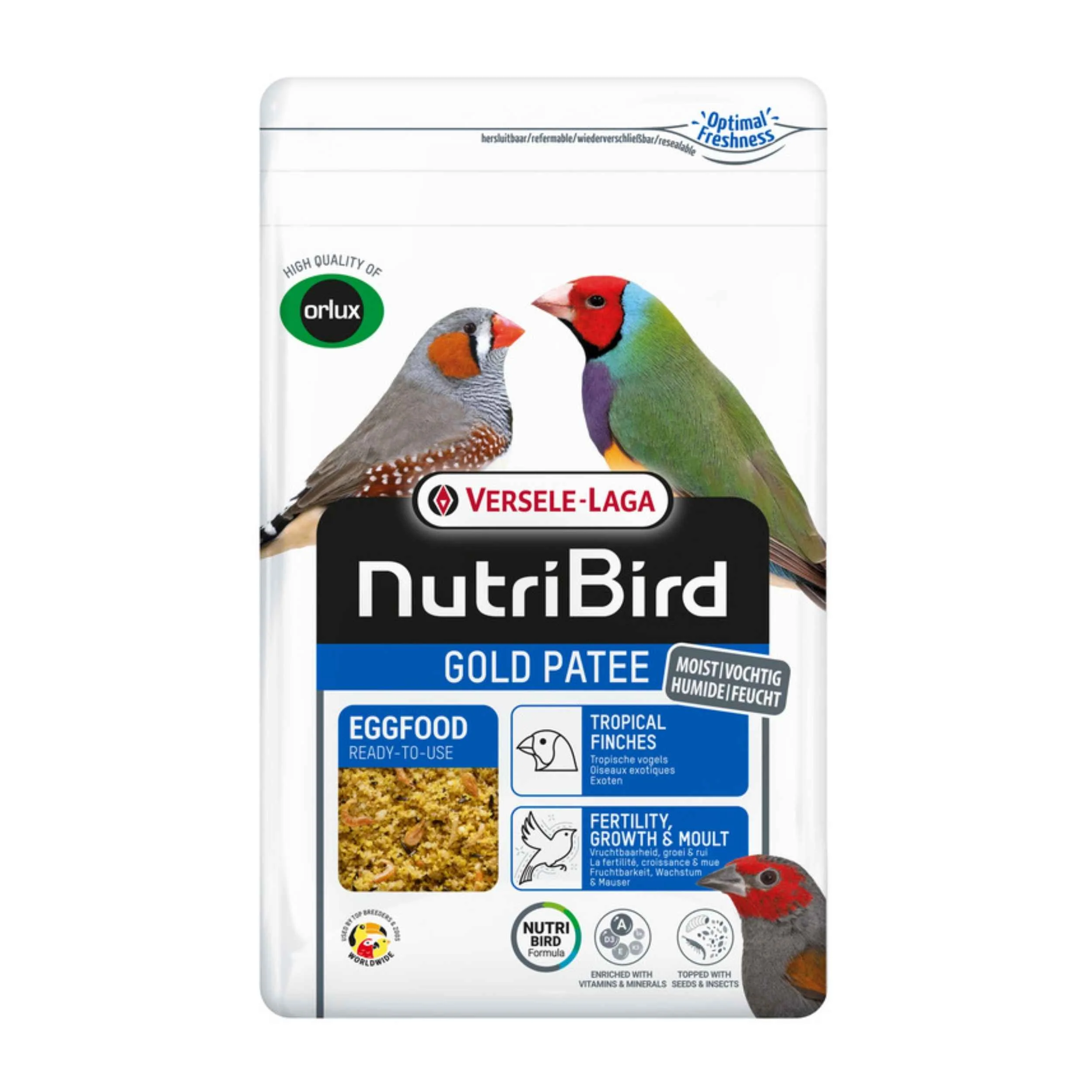 Versele Laga NutriBird Gold Patee Tropical Finches 1kg