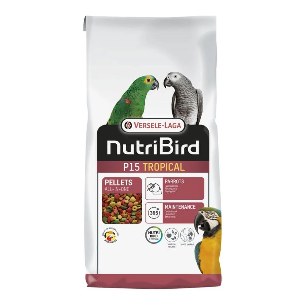 Versele-Laga NutriBird P15 Tropical Maintenance Food for Parrots