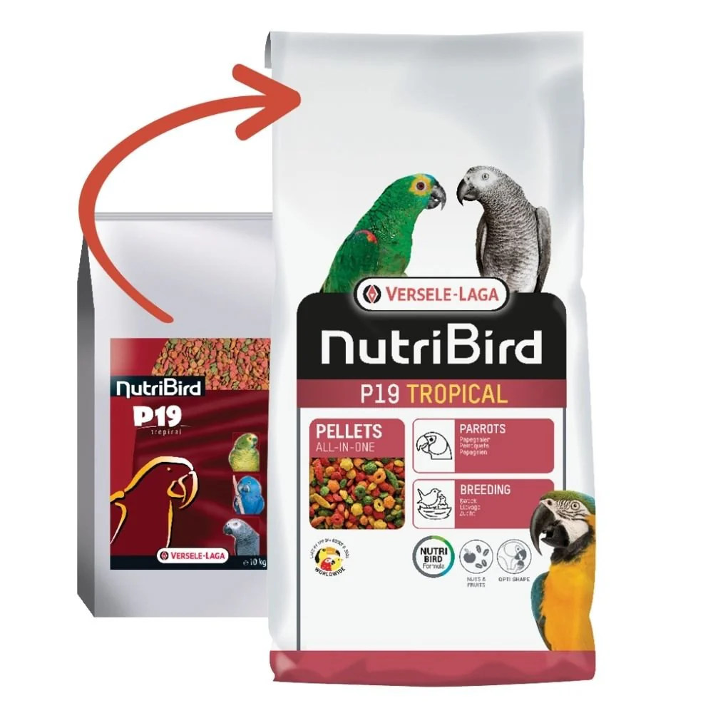 Versele-Laga Nutribird P19 Tropical Breeding Food for Parrots 10kg