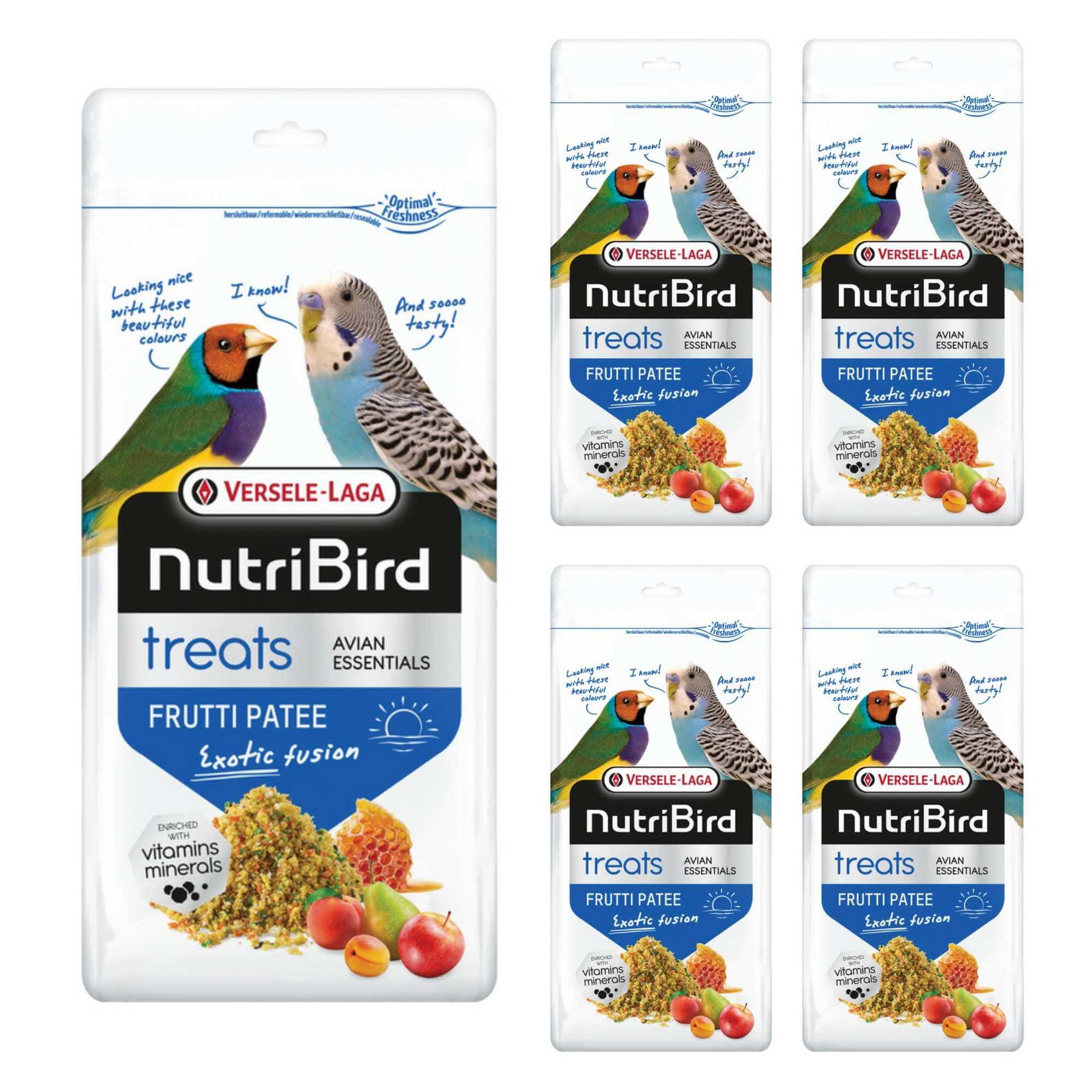 Versele-Laga NutriBird Treats Frutti Patee 5 x 250g