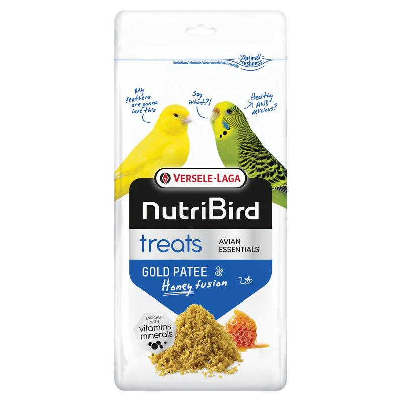 Versele Laga NutriBird Treats Gold Patee Honey Fusion 250g x 5 - Image 2